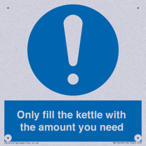 Only fill the kettle with the amount you need